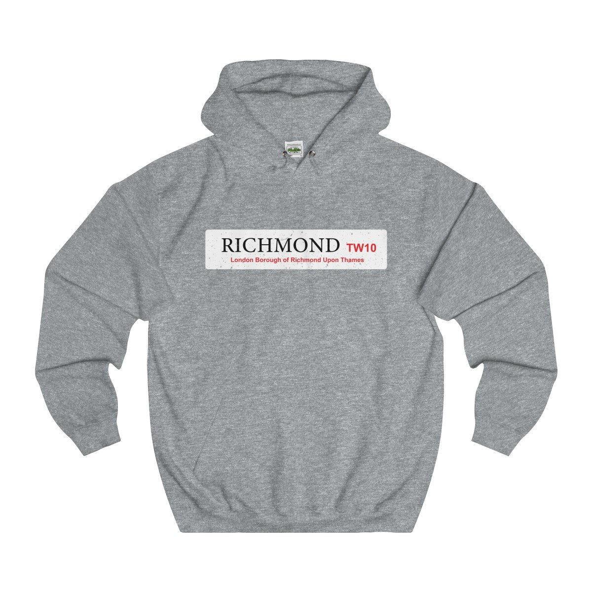 Richmond Road Sign TW10 Hoodie