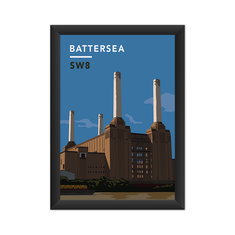 Battersea Power Station SW8 - Giclée Art Print