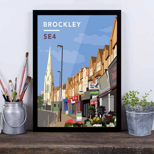 Brockley Road Parade SE4 - Giclée Art Print