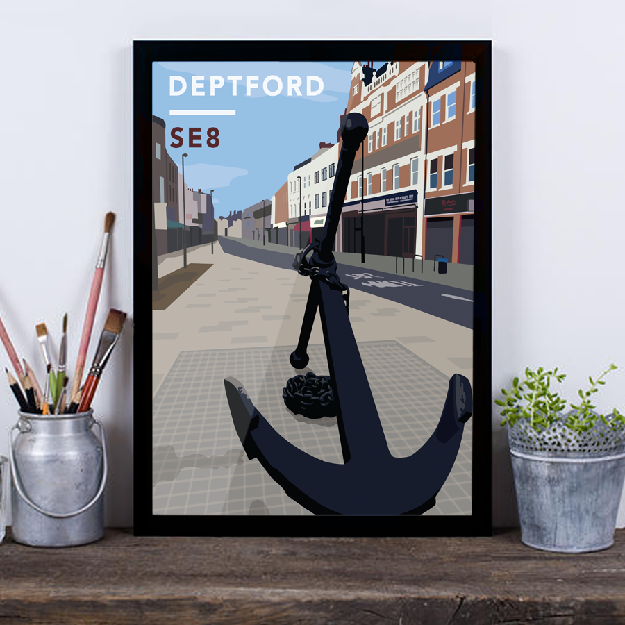 Deptford Anchor SE8 - Giclée Art Print