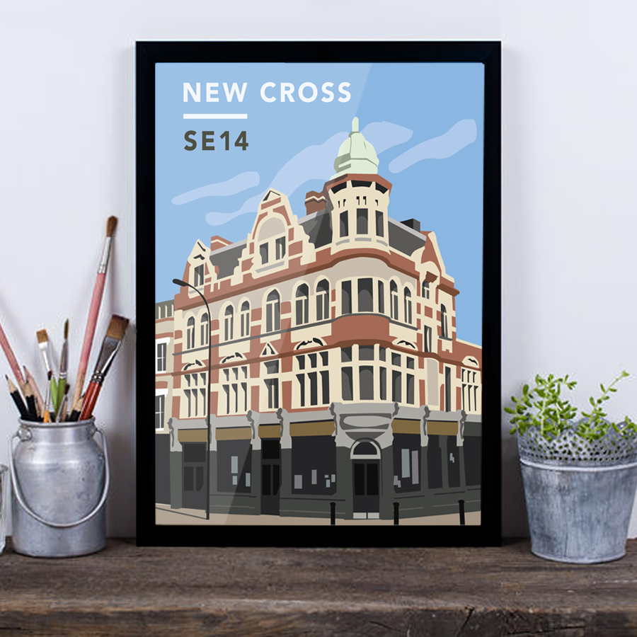 New Cross SE14 - Giclée Art Print