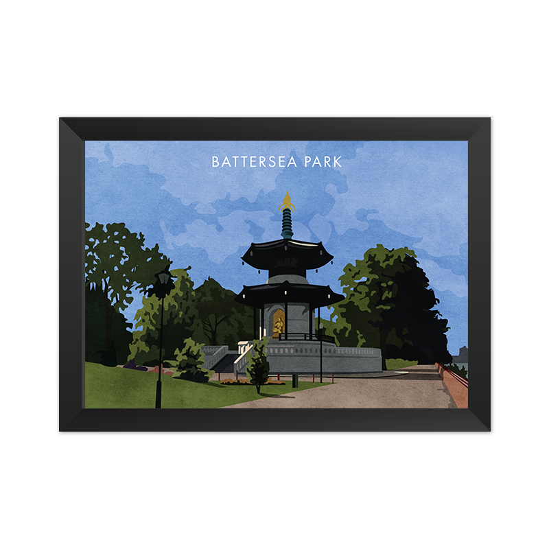 Battersea Park - Giclée Art Print