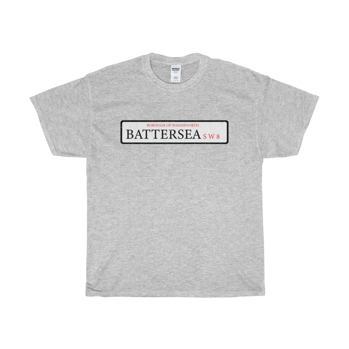 Battersea Road Sign SW8 T-Shirt