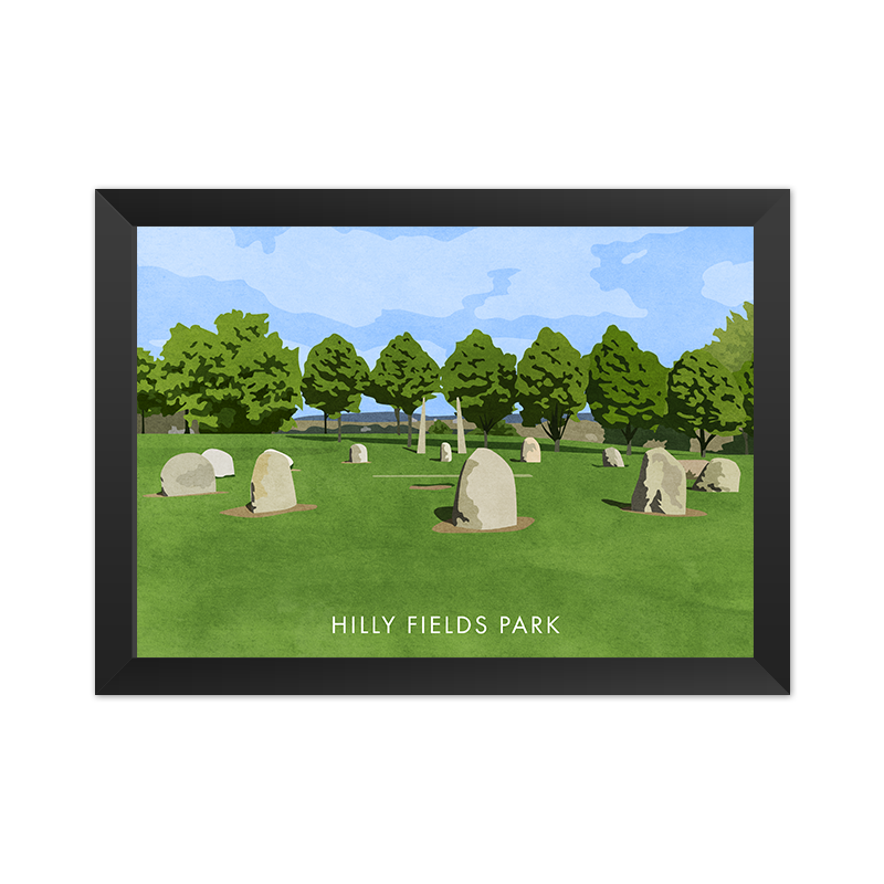 Hilly Fields Park - Giclée Art Print