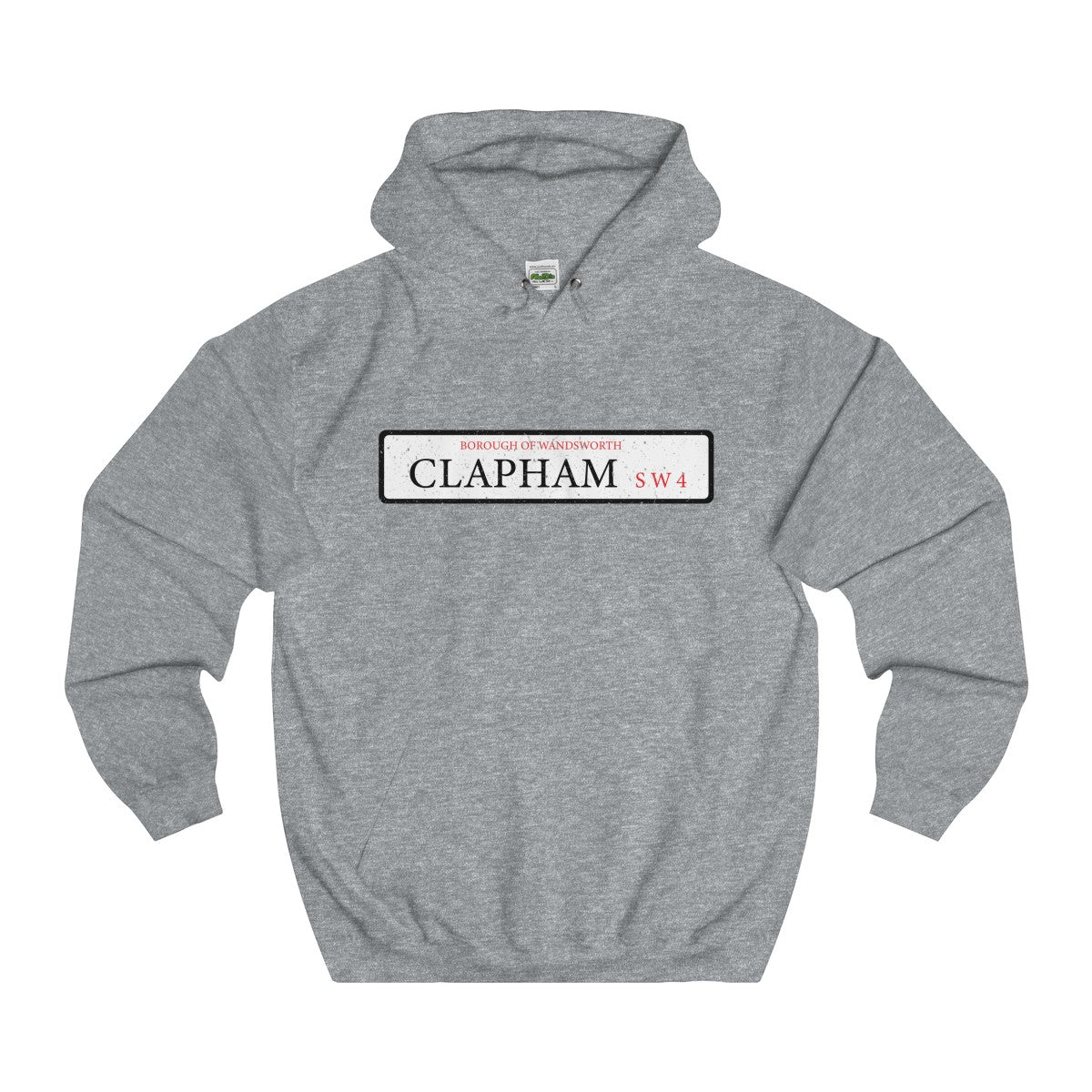 Clapham Road Sign SW4 Hoodie