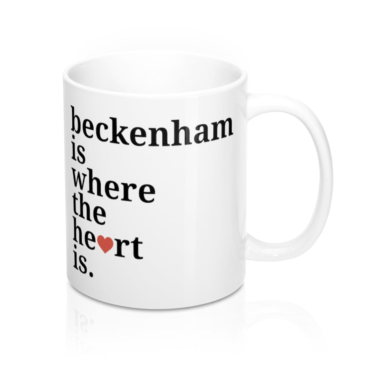 Beckenham Is Where The Heart Is Mug