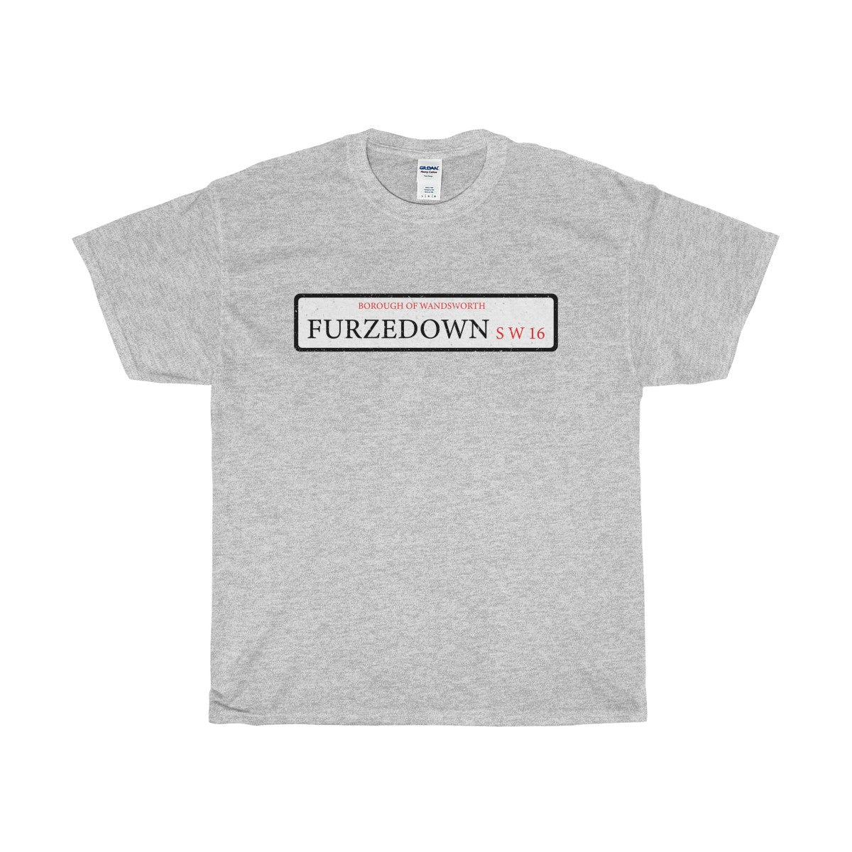 Furzedown Road Sign SW16 T-Shirt