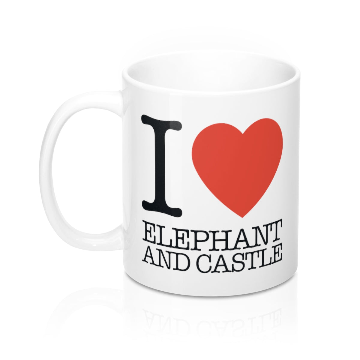I Heart Elephant and Castle Mug