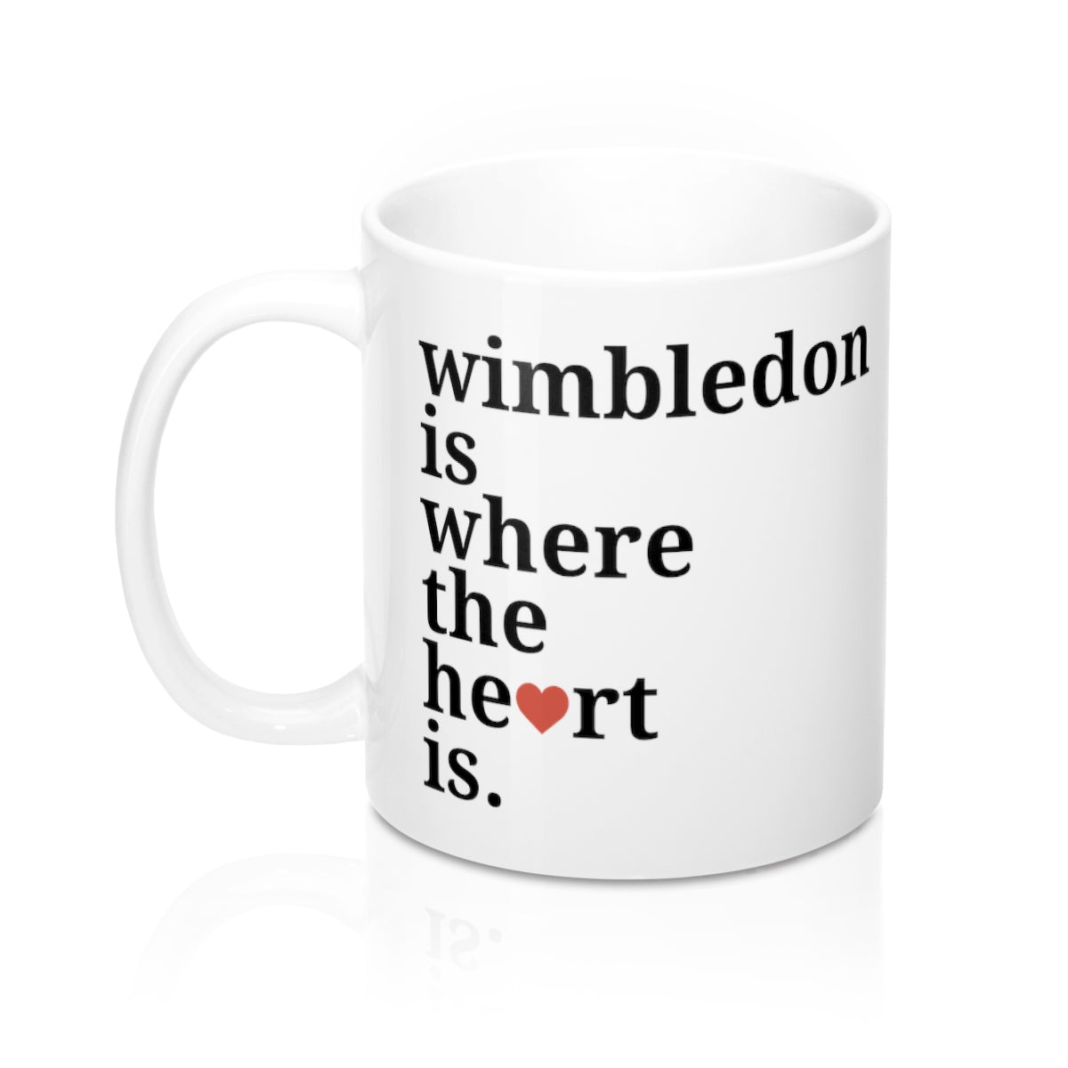 Wimbledon is Where The Heart Is Mug