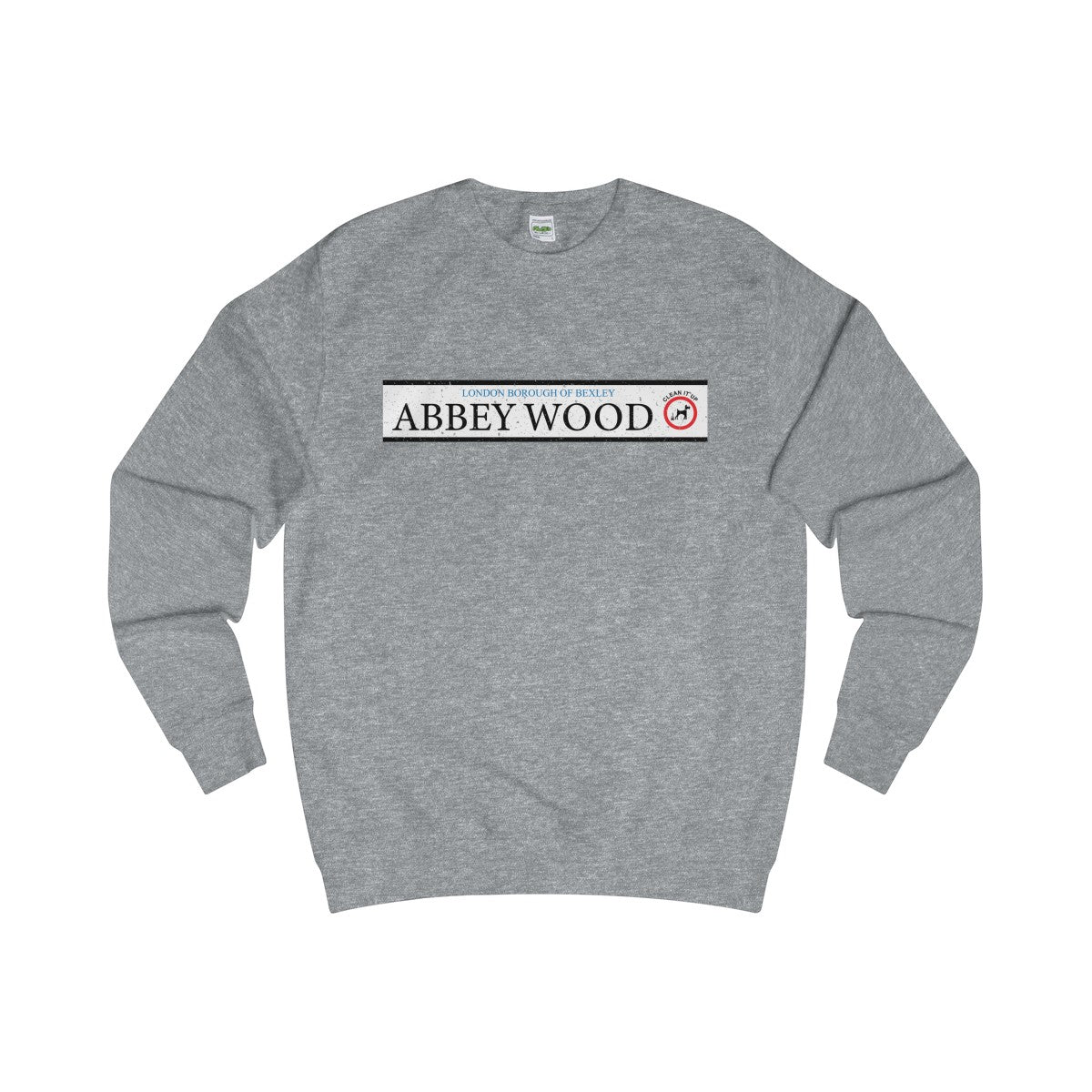 Abbey Wood Road Sign Sweater