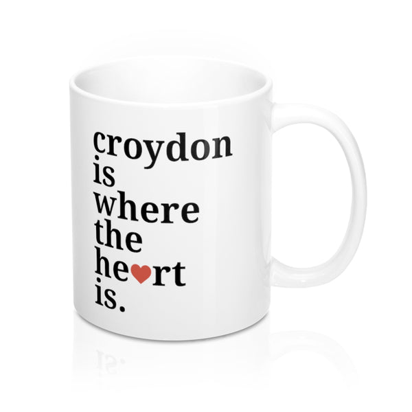 Croydon is Where The Heart Is Mug