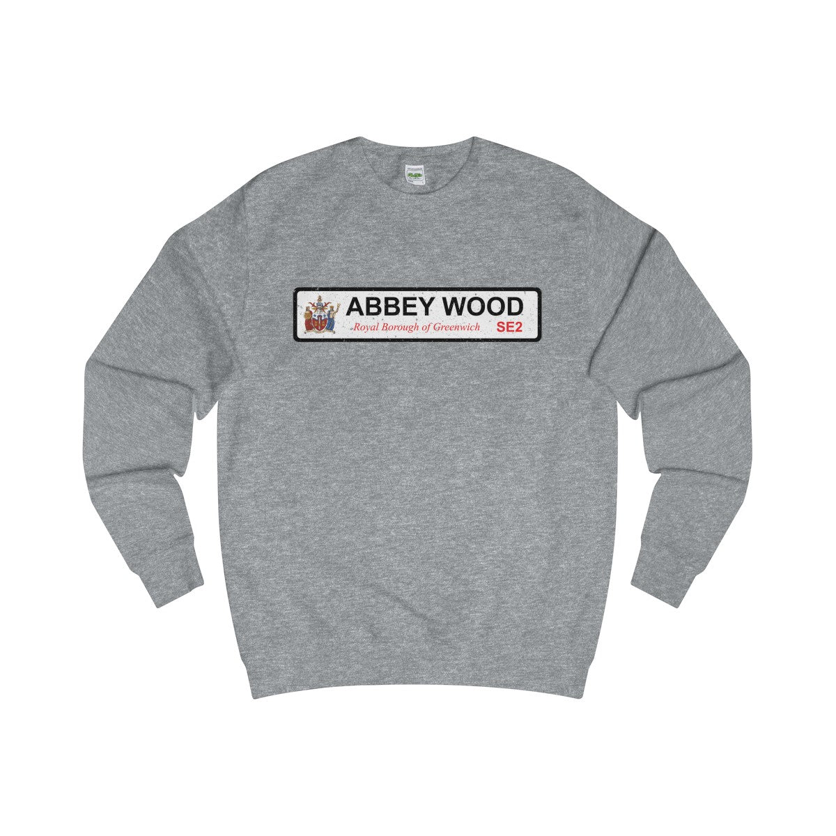 Abbey Wood Road SIgn SE2 Sweater