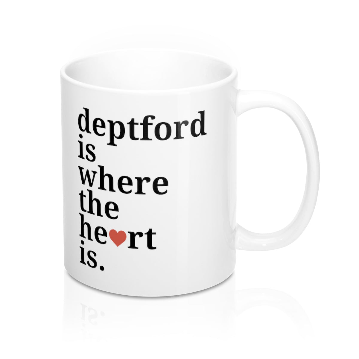 Deptford Is Where The Heart Is Mug