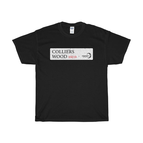 Colliers Wood Road Sign SW19 T-Shirt