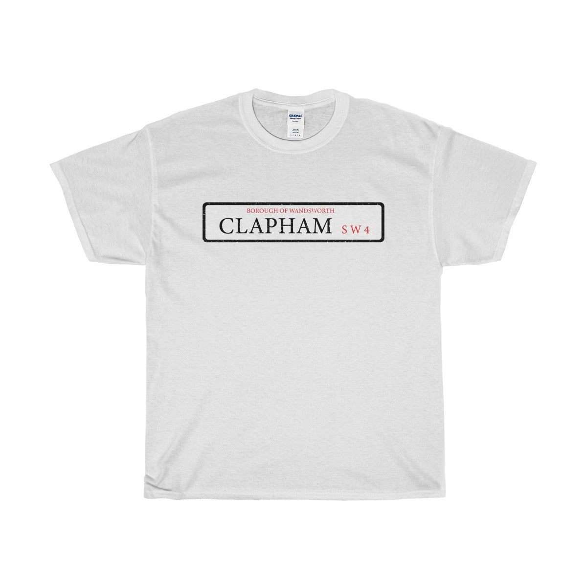 Clapham Road Sign SW4 - T-Shirt
