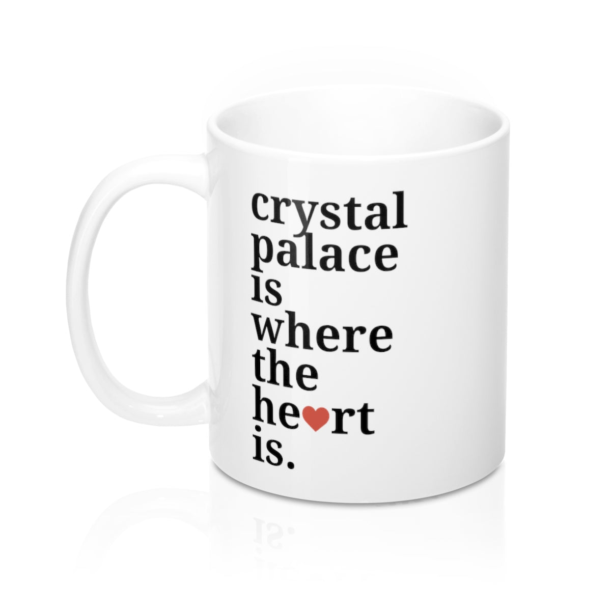Crystal Palace Is Where The Heart Is Mug