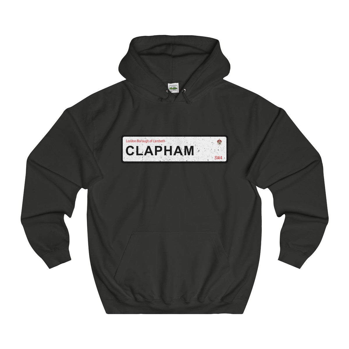 Clapham Road Sign SW4 Hoodie