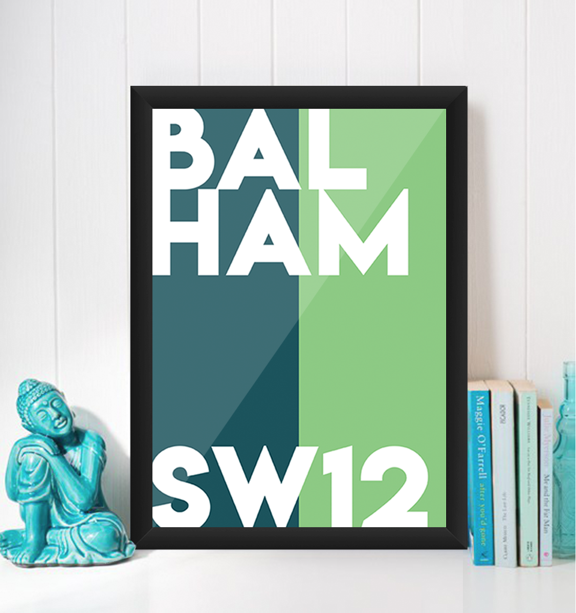 Balham Typography Giclée Art Print – South London Club