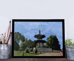 Battersea Park - Giclée Art Print
