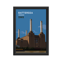 Battersea Power Station SW8 - Giclée Art Print