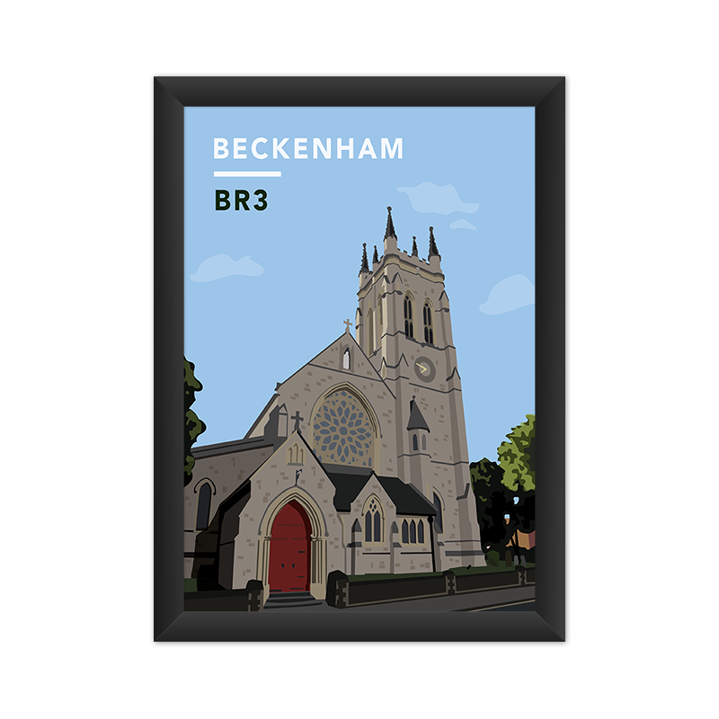 Beckenham St.George's Church BR3 - Giclée Art Print