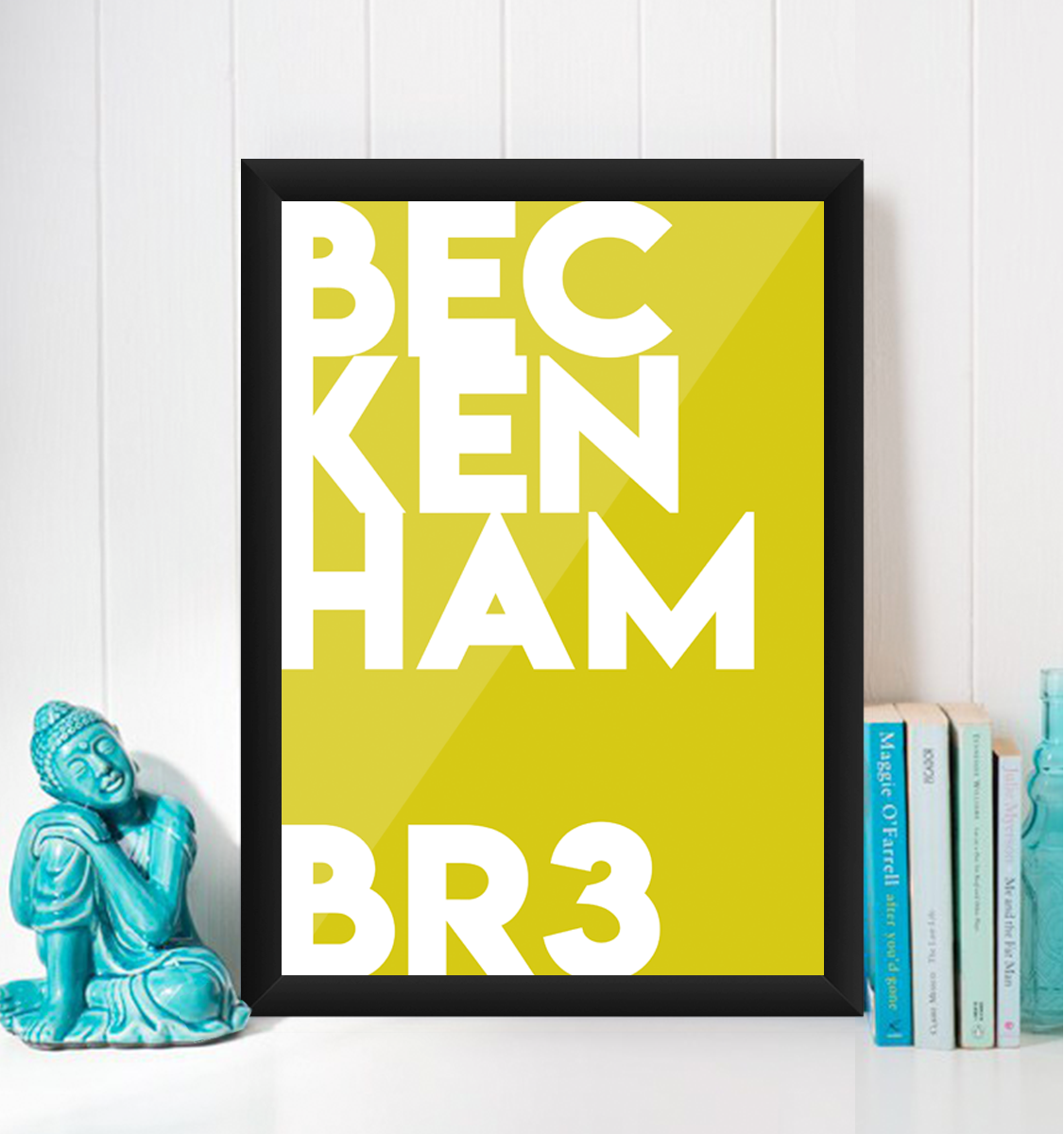 Beckenham Typography Giclée Art Print