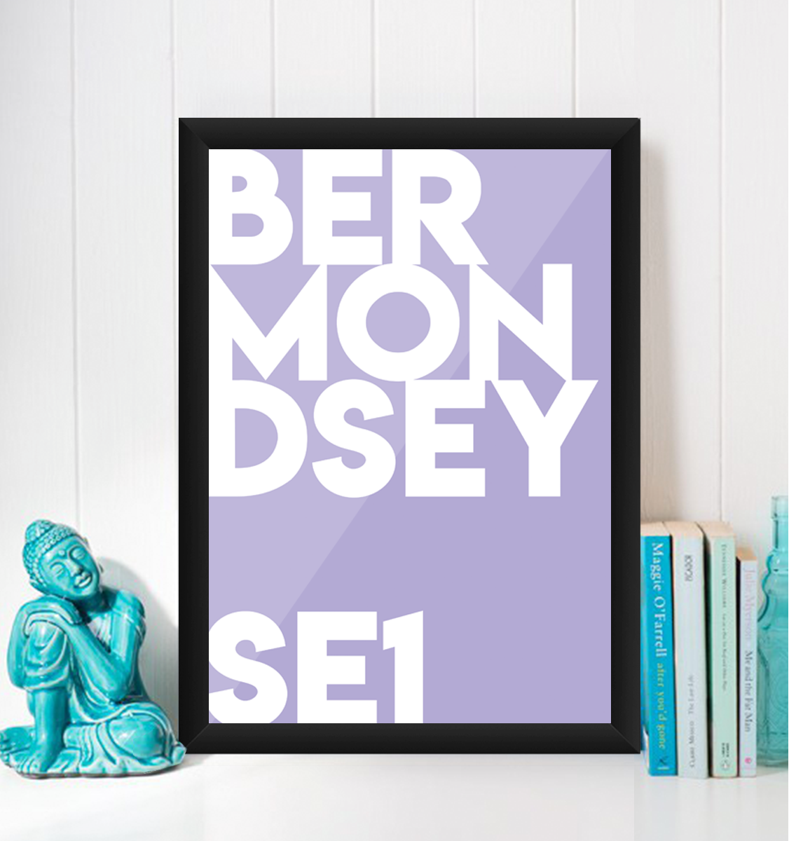 Bermondsey Typography SE1 Giclée Art Print