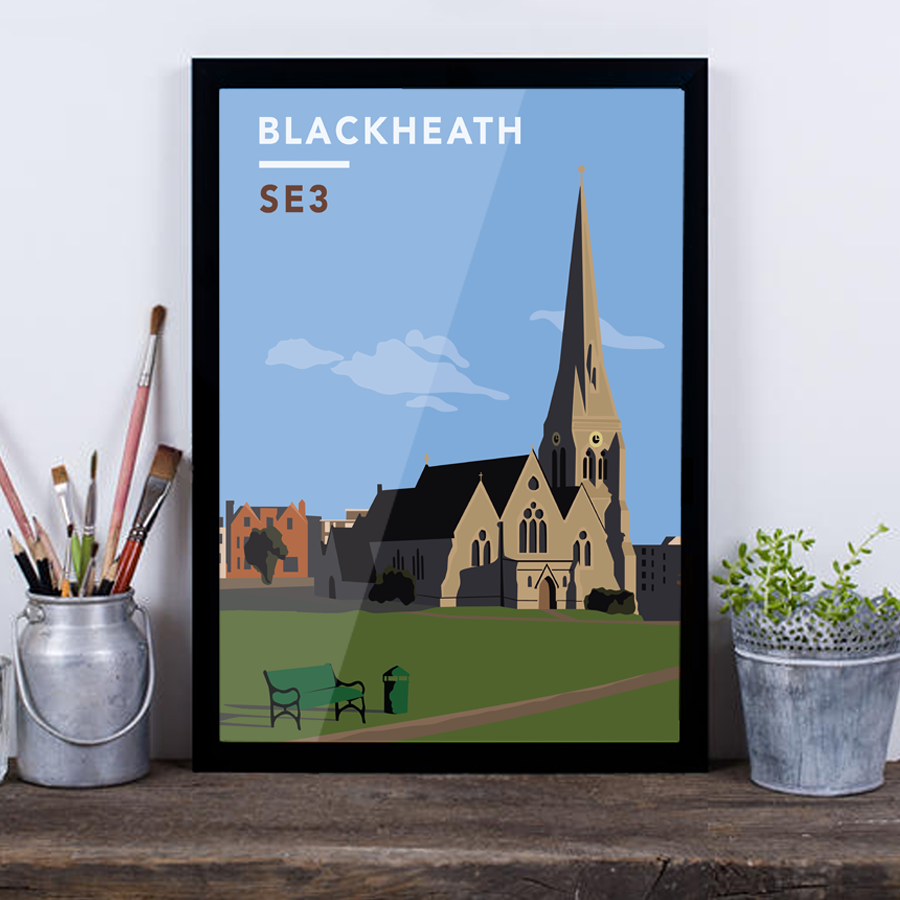 Blackheath All Saints Church SE3 - Giclée Art Print