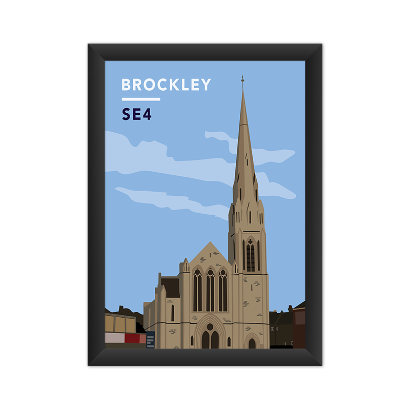 Brockley St. Andrew's Church SE4 - Giclée Art Print