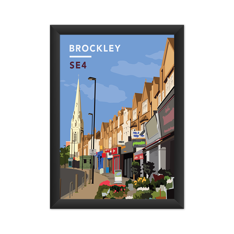Brockley Road Parade SE4 - Giclée Art Print
