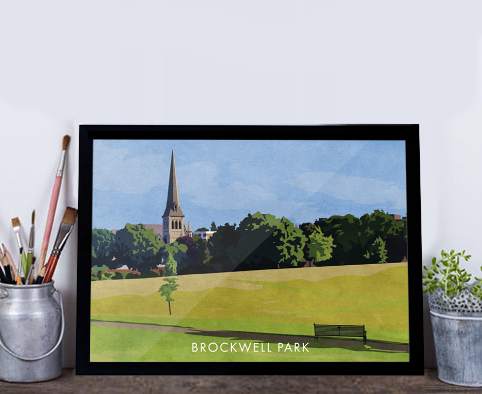 Brockwell Park - Giclée Art Print