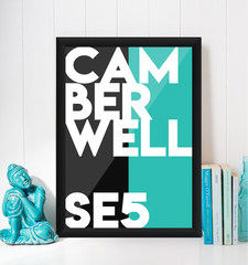 Camberwell Typography Giclée Art Print
