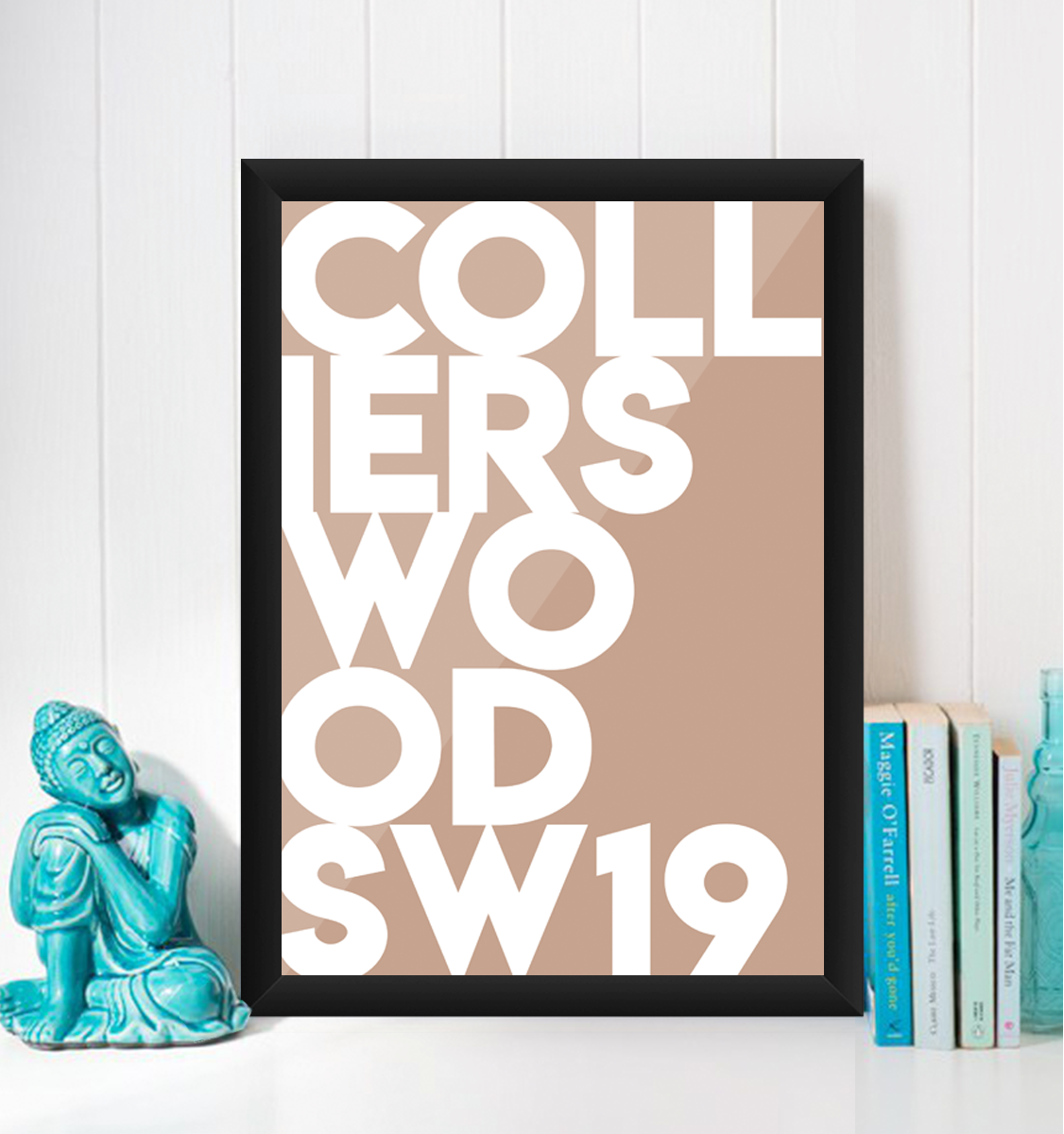 Colliers Wood Typography Giclée Art Print