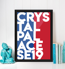 Crystal Palace Typography Giclée Art Print
