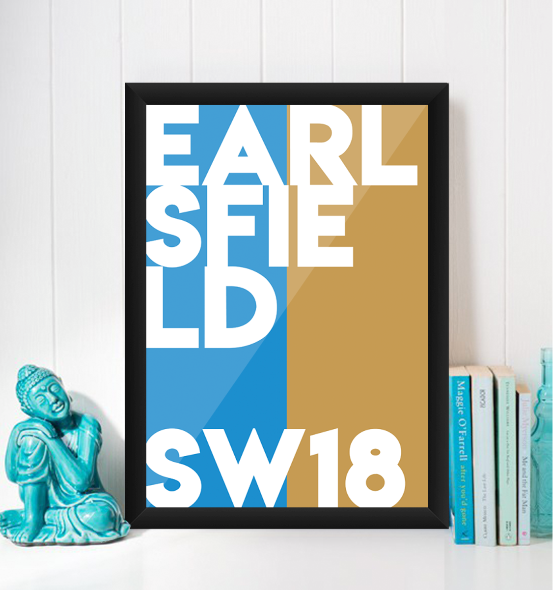 Earlsfield Typography Giclée Art Print