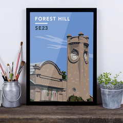 Forest Hill Horniman Museum SE23 - Giclée Art Print
