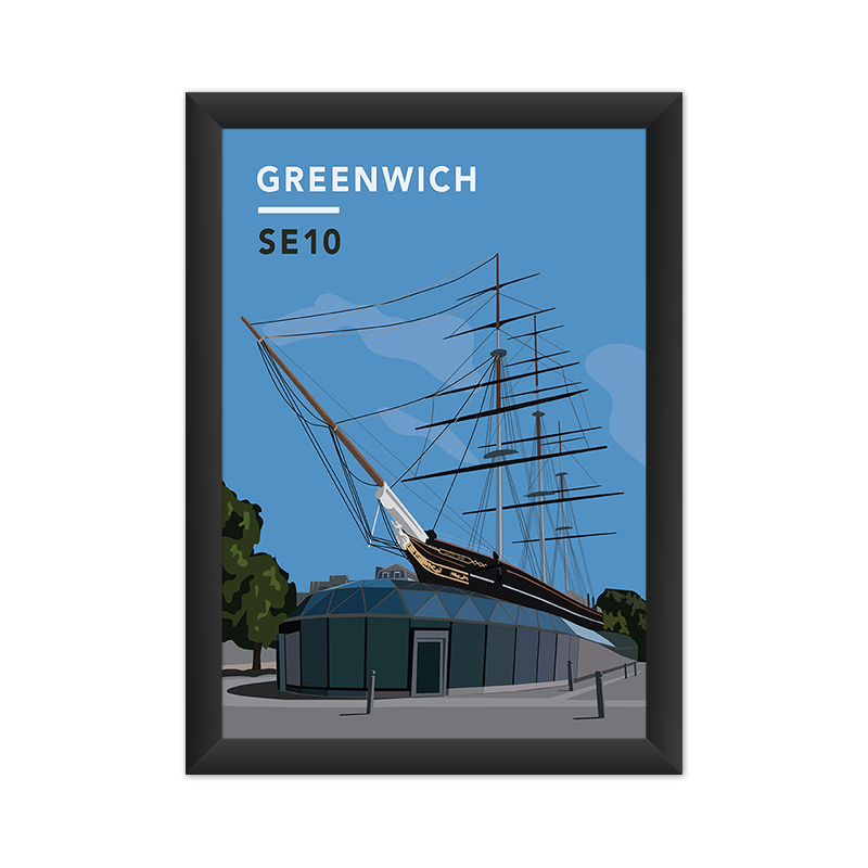 Greenwich Cutty Sark SE10 - Giclée Art Print