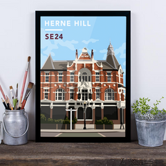 Herne Hill The Half Moon SE24 - Giclée Art Print