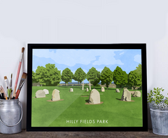 Hilly Fields Park - Giclée Art Print