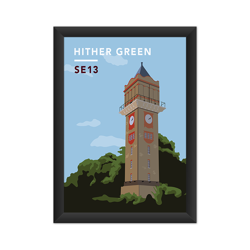 Hither Green Water Tower SE13 - Giclée Art Print
