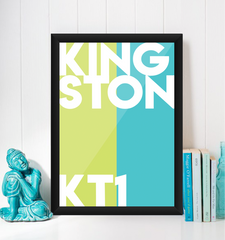 Kingston Typography Giclée Art Print