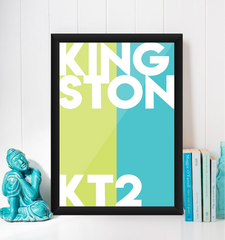 Kingston Typography KT2 Giclée Art Print