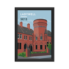 Ladywell Playtower SE13 - Giclée Art Print