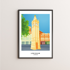 Lewisham Clock Tower Giclée Art Print - New