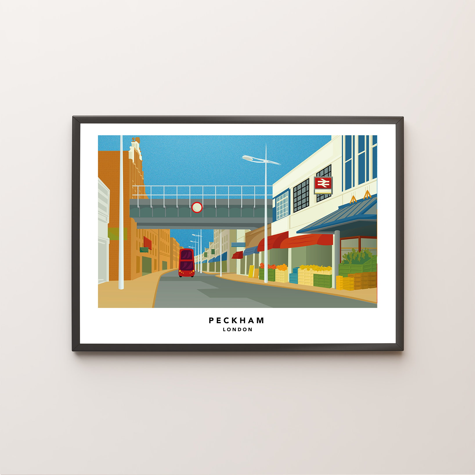 Peckham Rye Lane Giclée Art Print - New