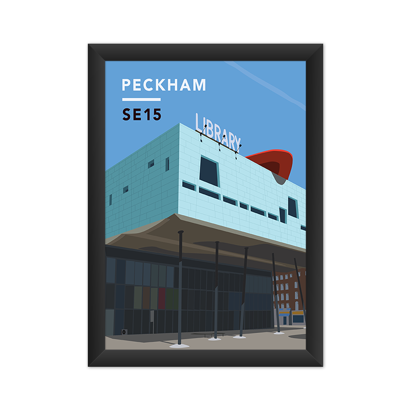 Peckham Library SE15 - Giclée Art Print