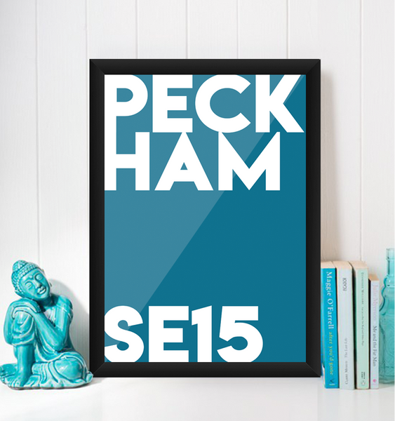 Peckham Typography Giclée Art Print
