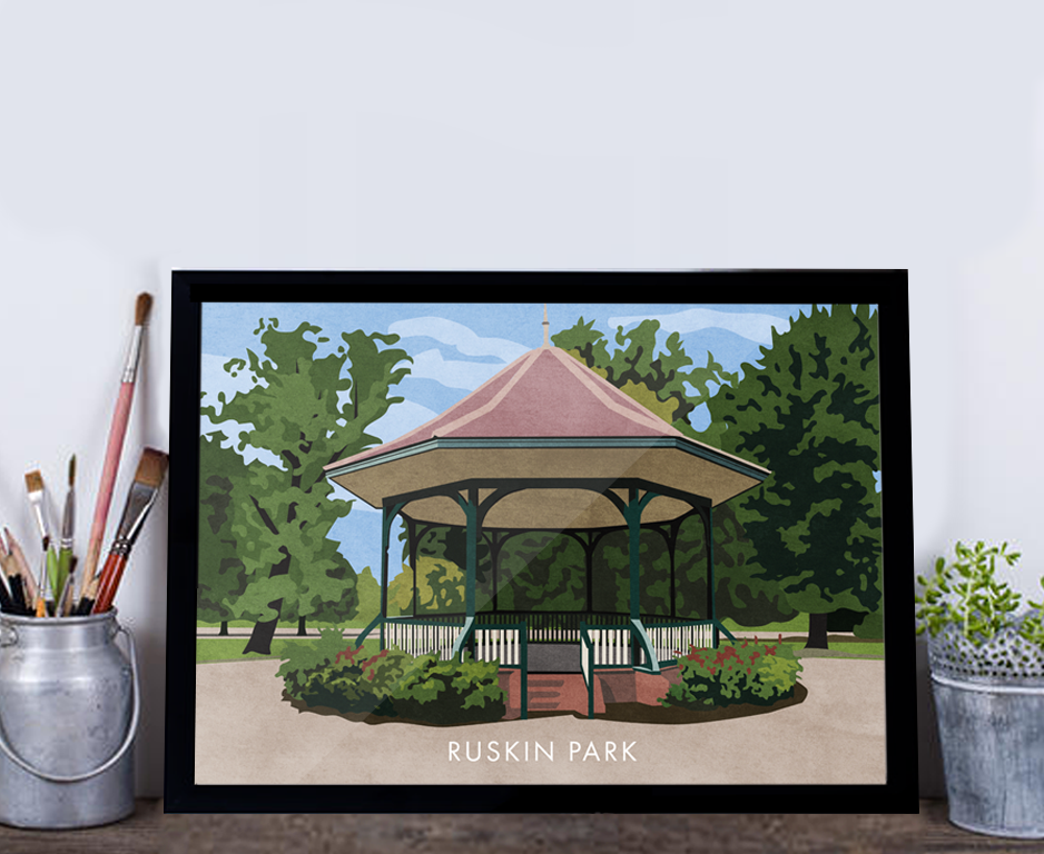 Ruskin Park SE5 - Giclée Art Print