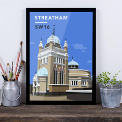 Streatham Common Pumping Station SW16 - Giclée Art Print