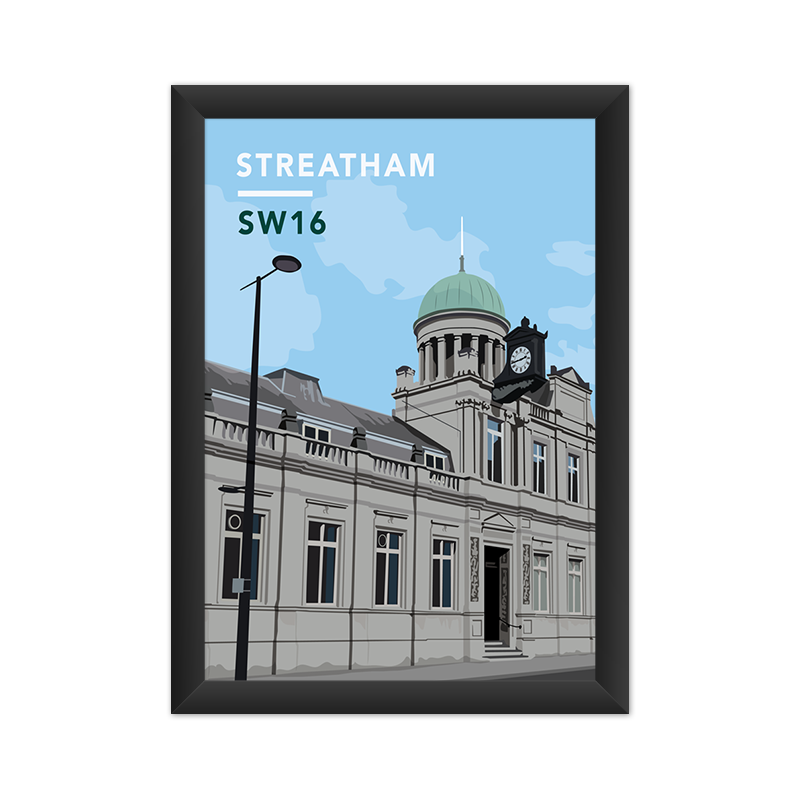 Streatham Library SW16 - Giclée Art Print